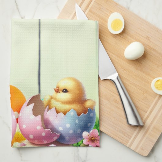 Happy Oaster Geschirrtuch (Viertel Falte)