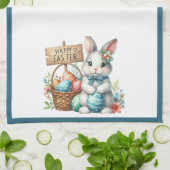 Happy Oaster Geschirrtuch (Gefaltet)