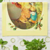Happy Oaster Geschirrtuch (Gefaltet)