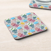 Happy Oaster Getränkeuntersetzer (Linke Seite)