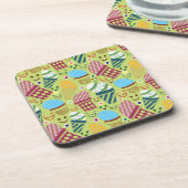 Happy Oaster Getränkeuntersetzer (Linke Seite)