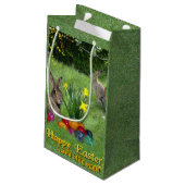 Happy Oaster Gift Bag Kleine Geschenktüte (Rückseite Schrägansicht)