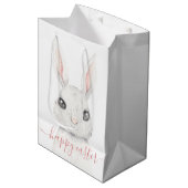 Happy Oaster Gift Bag Mittlere Geschenktüte (Vorderseite Schrägansicht)