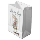 Happy Oaster Gift Bag Mittlere Geschenktüte (Vorderseite Schrägansicht)