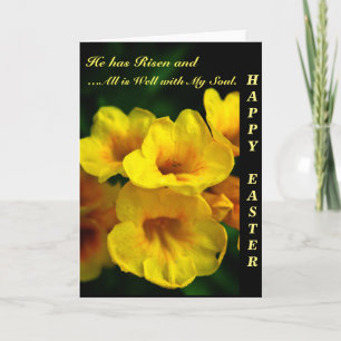 Happy Oaster - Ginger Thomas Blume Note Card Feiertagskarte
