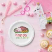 Happy Oaster Glazed Sliced Ham Dinner Teller (Party)