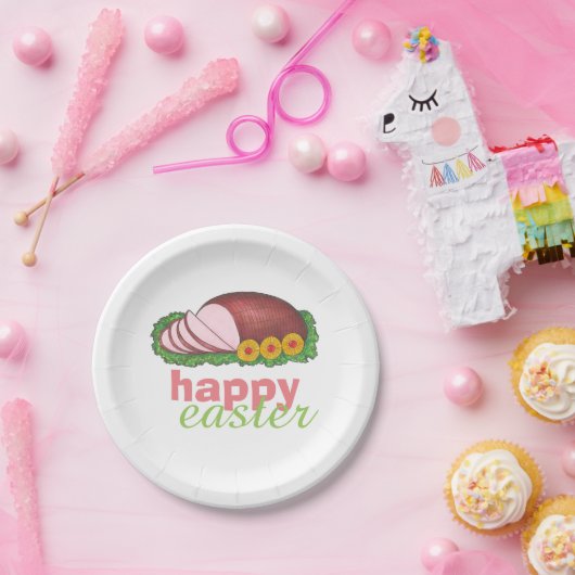 Happy Oaster Glazed Sliced Ham Dinner Teller (Party)