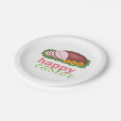 Happy Oaster Glazed Sliced Ham Dinner Teller (Schrägansicht)