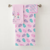 Happy Oaster Gnome Juggling Ostereier Badhandtuch Set (Insitu)