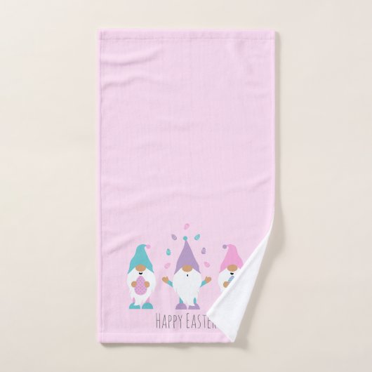 Happy Oaster Gnome Juggling Ostereier Badhandtuch Set (Handtuch)
