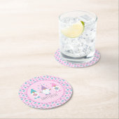 Happy Oaster Gnome Juggling Ostereier Runder Pappuntersetzer (Vor Ort)