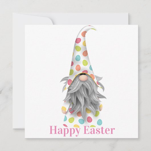 Happy Oaster Gnome Karte (Vorderseite)