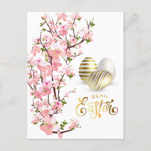 Happy Oaster Gold Eggs personalisieren Postkarte