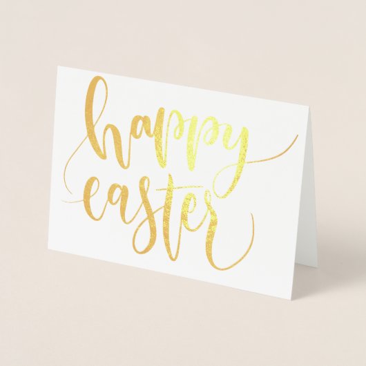 Happy Oaster Gold Foil Card Folienkarte (Vorderseite)