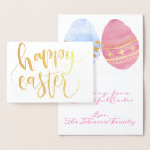 Happy Oaster Gold Foil Card Folienkarte (Anzeige)