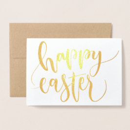 Happy Oaster Gold Foil Card Folienkarte