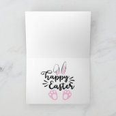 Happy Oaster Golden Retriever Feiertagskarte (Innenseite)