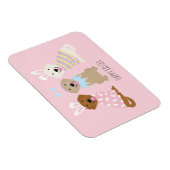 Happy Oaster Golden Retriever Hunde Magnet (Rechte Seite)