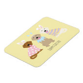 Happy Oaster Golden Retriever Hunde Magnet (Linke Seite)