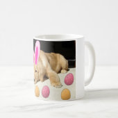 Happy Oaster Golden Retriever Kaffeetasse (VorderseiteRechts)