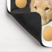 Happy Oaster Golden Retriever Mousepad (Ecke)