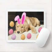 Happy Oaster Golden Retriever Mousepad (Mit Mouse)