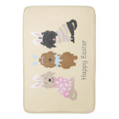 Happy Oaster Goldendoodle Hunde Badematte (Vorderseite Vertikal)