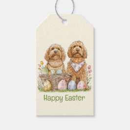 Happy Oaster Goldendoodle Hunde Geschenkanhänger