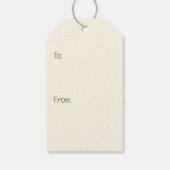 Happy Oaster Goldendoodle Hunde Geschenkanhänger (Rückseite)