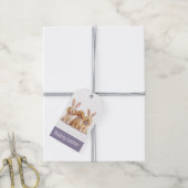 Happy Oaster Goldendoodle Hunde Geschenkanhänger (Mit Garn)
