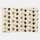 Happy Oaster Goldendoodle Hunde Geschirrtuch (Horizontal)