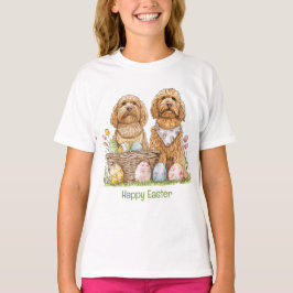 Happy Oaster Goldendoodle Hunde T-Shirt