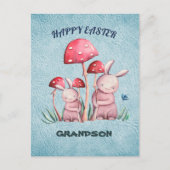 Happy Oaster Grandson Postcard Postkarte (Vorderseite)