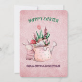 Happy Oaster Grandtochter Einladung (Vorderseite)