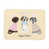 Happy Oaster Great Dane Hunde Magnet (Horizontal)