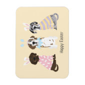 Happy Oaster Great Dane Hunde Magnet (Vertikal)