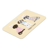 Happy Oaster Great Dane Hunde Magnet (Linke Seite)