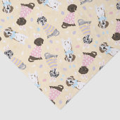 Happy Oaster Great Dane Hunde Seidenpapier (Detail)