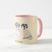 Happy Oaster Great Dane Hunde Tasse (VorderseiteRechts)