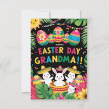 Happy Oaster Great-Oma! (Farbkarte)