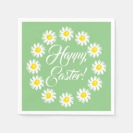 Happy Oaster Green Drehbuch niedlich zaghaft fröhl Serviette