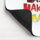 Happy Oaster: Hakuna Matata Text Art Design Mousepad (Ecke)