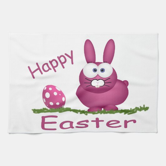 Happy Oaster Handtuch (Horizontal)