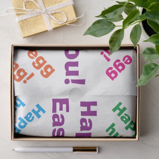 Happy Oaster Happy Egg Junting Chick Eggs Seidenpapier (Geschenk)