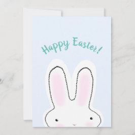 Happy Oaster Happy Spring Blue niedlich Bunny lust Feiertagskarte