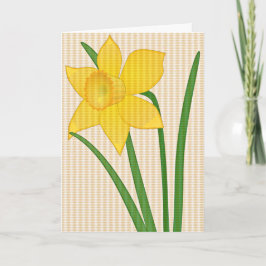 Happy Oaster Happy Spring Card mit Daffodien Feiertagskarte