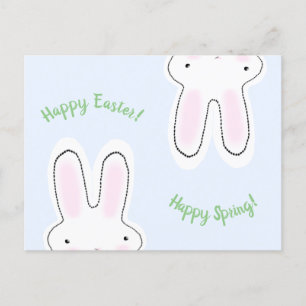 Happy Oaster Happy Spring Drehbuch niedlich lustig Postkarte