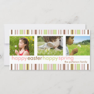 Happy Oaster Happy Spring Foto Card Gruß Feiertagskarte
