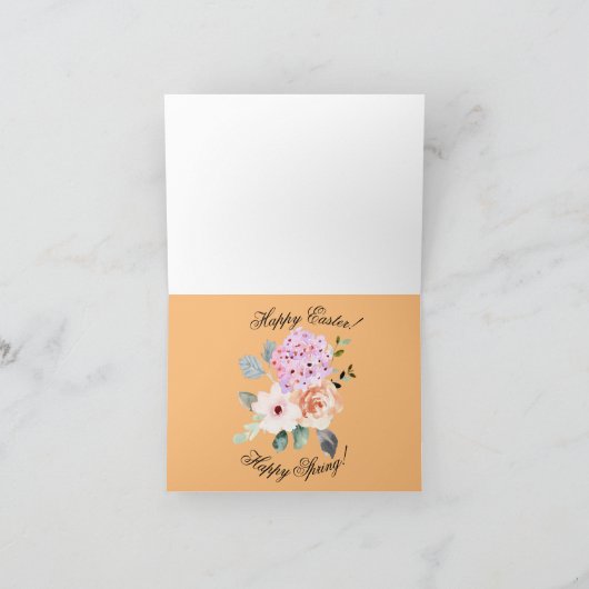 "Happy Oaster, Happy Spring" Gruß Karte (Innenseite)