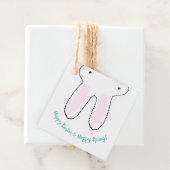 Happy Oaster Happy Spring niedlich Ostersonne lust Geschenkanhänger (Beispiel)